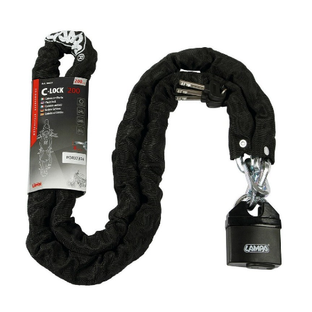 Łańcuch zabezpieczenie motocyklowe LAMPA C-Lock 2m